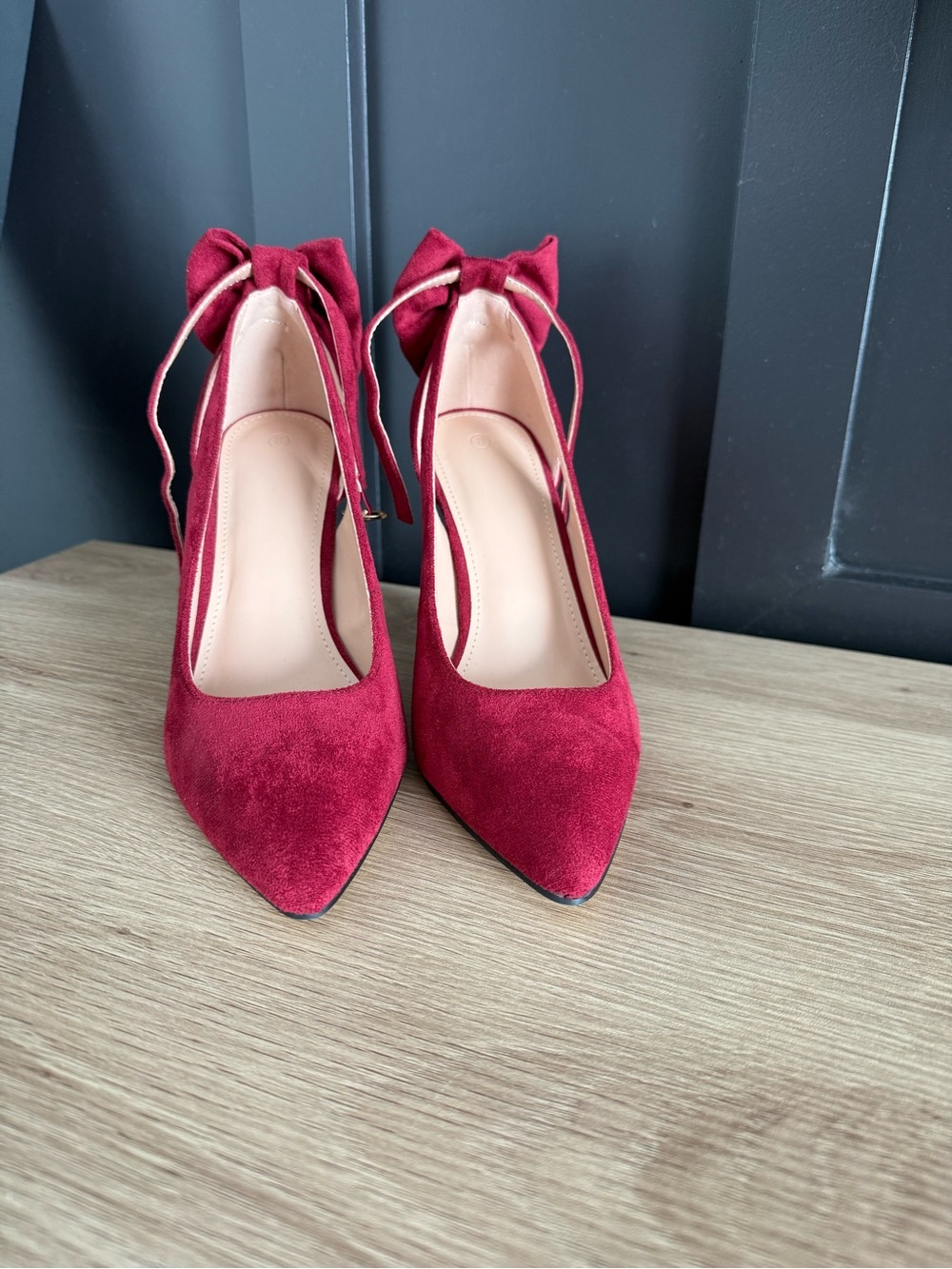 Women's Bow Ankle-Tie Heels